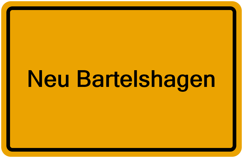 Handelsregisterauszug Neu Bartelshagen